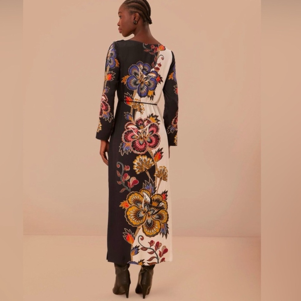 Farm Rio Maxi floral long sleeve dress - Picture 2 of 11